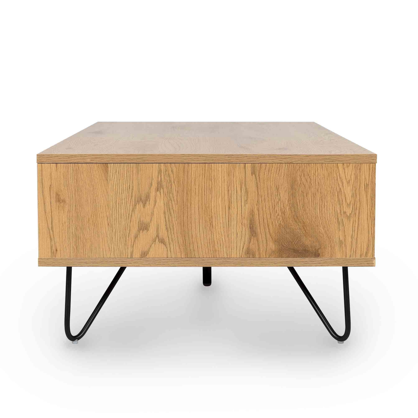 Table basse en bois avec rangements