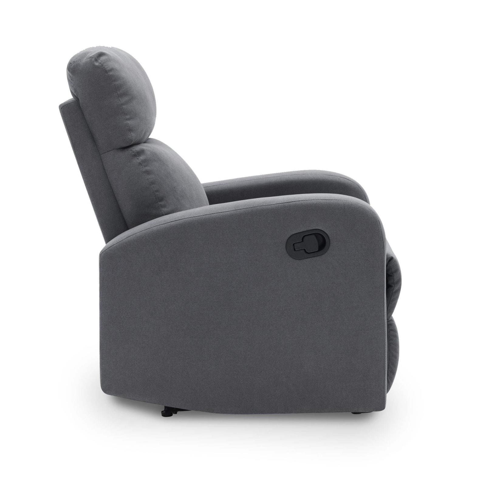 Fauteuil en tissu gris relax
