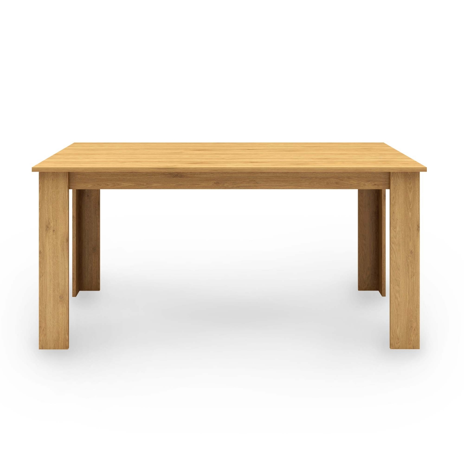 Table à manger scandinave en bois couleur chêne