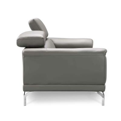 Canapé design gris 2 places