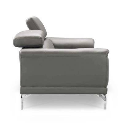 Canapé design gris 3 places
