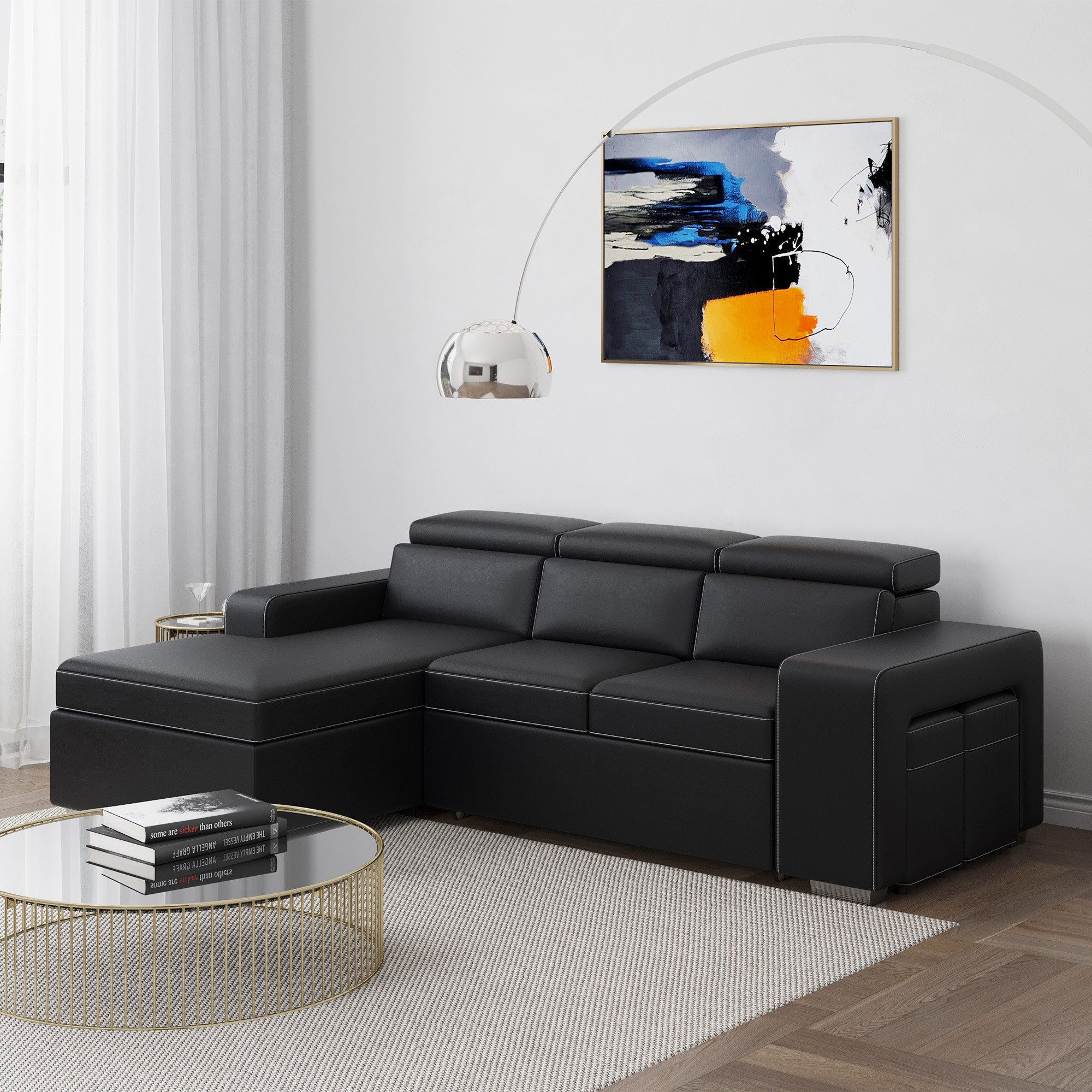 Canape Angle Simili Cuir