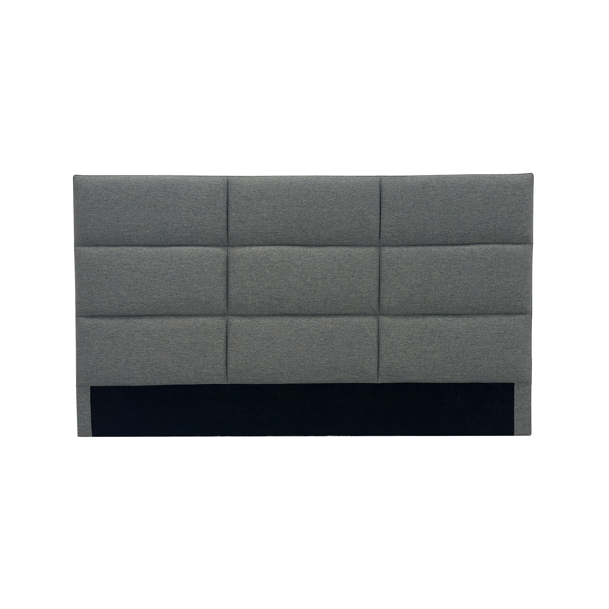 Tête de lit en tissu gris 140 cm