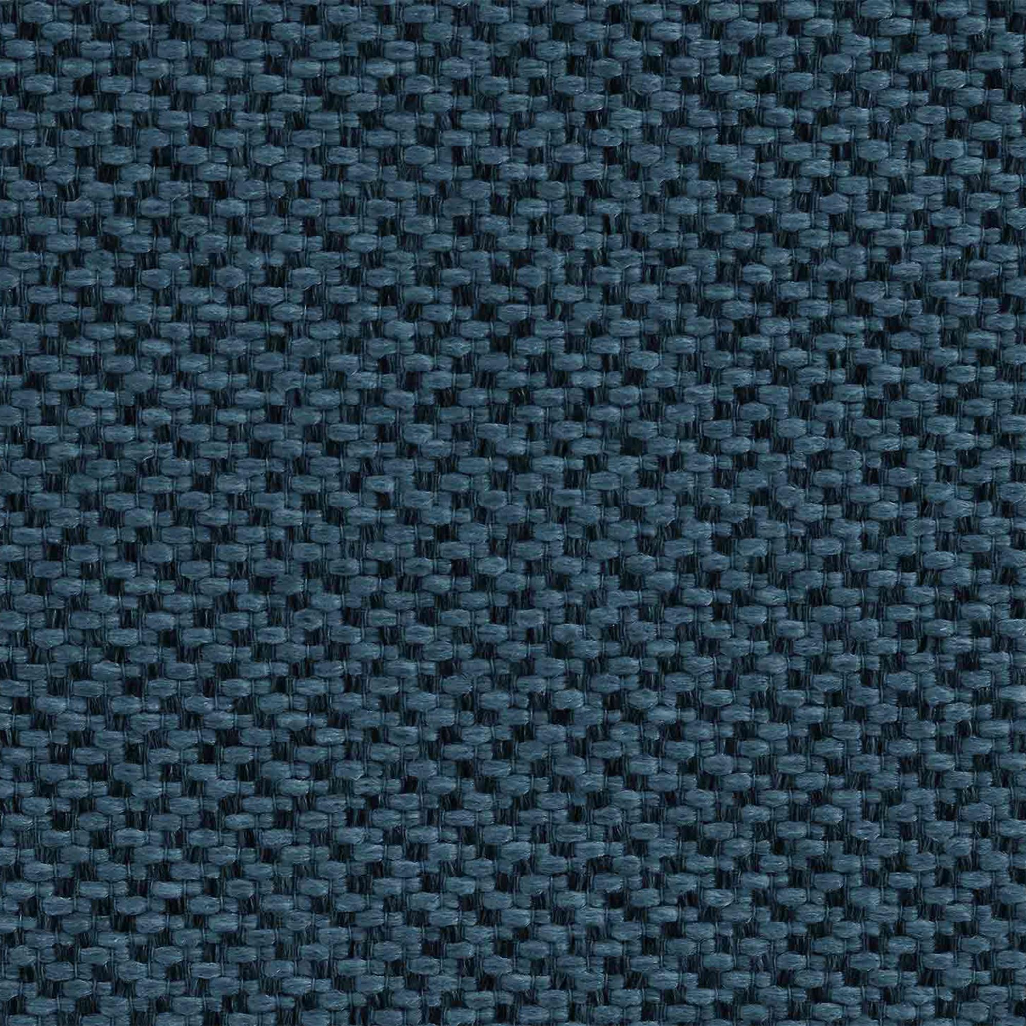 Canapé d'angle avec méridienne en tissu bleu - Angle Gauche