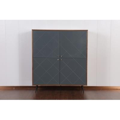 MOBILIER DECO Commode /Équip/ée De 6 Tiroirs Gris Moderne Eloise