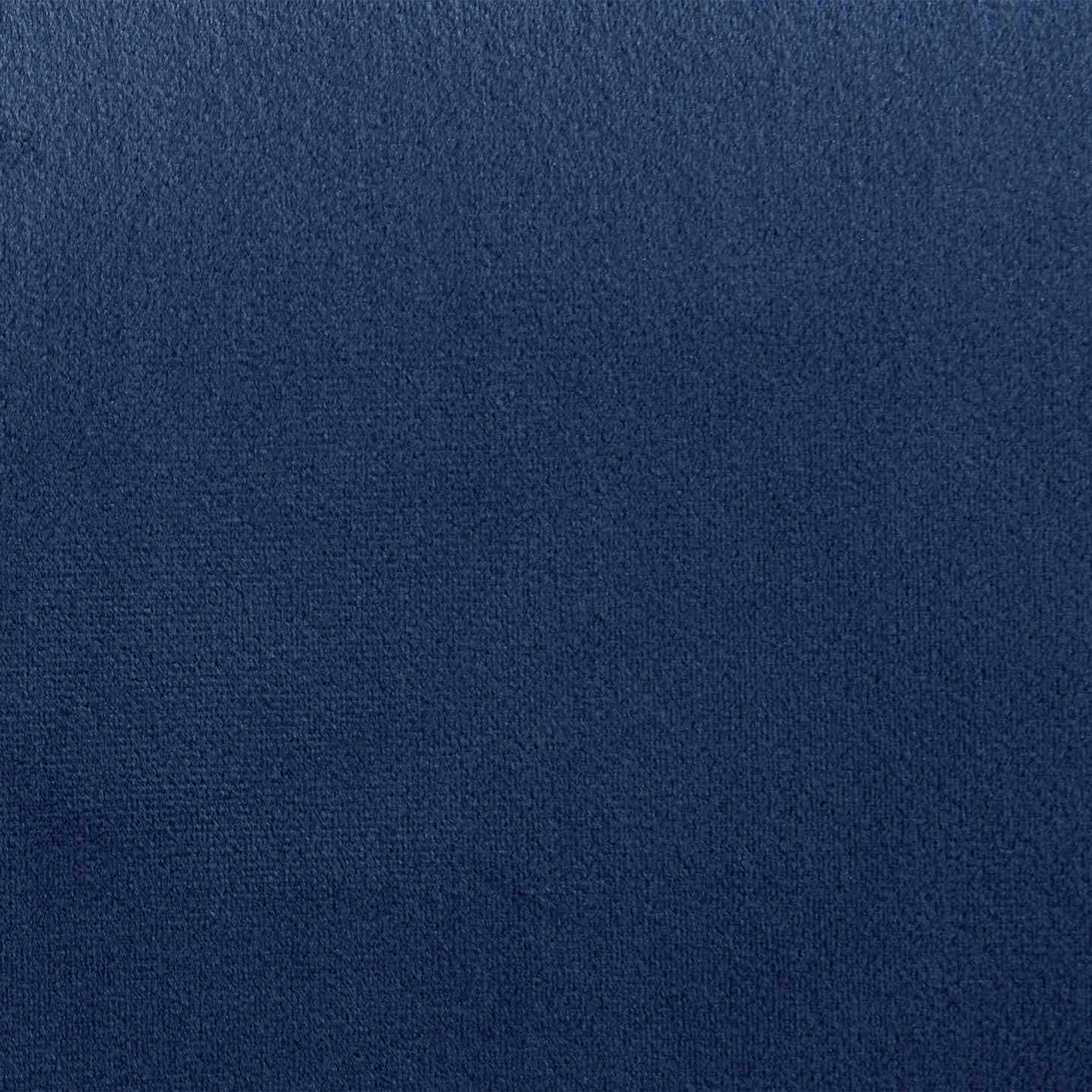 Canapé clic clac en velours bleu avec porte gobelet