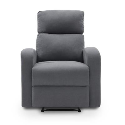 Fauteuil en tissu gris relax