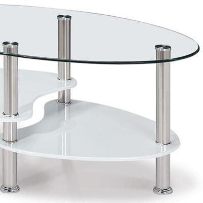 CRIS - Table basse en verre transparent