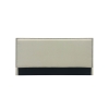 Tête de lit cloutée en tissu lin beige 160 cm