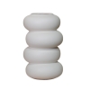 Vase en céramique blanc H23 cm