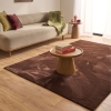 Tapis en tissu doux marron - 160x230 cm