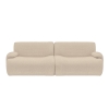 Canapé 3 places en tissu beige