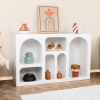 Console avec 6 niches blanc 120 cm