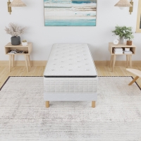 Matelas ressorts ensachés 90x190 cm épaisseur 28 cm