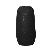 Vase en céramique noir H26 cm