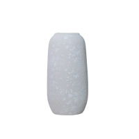 Vase en céramique blanc H31 cm