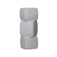 Vase en céramique blanc H31 cm