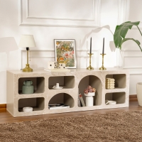 Meuble TV 7 niches beige