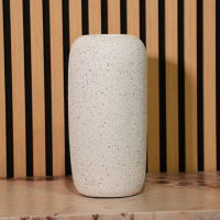 Vase en céramique blanc H32 cm