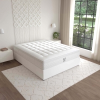 Matelas hybride gel mémoire de forme 180x200 cm épaisseur 31 cm