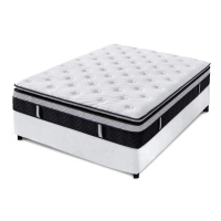 Matelas hybride mémoire de forme aux ressorts ensachés 140 x 190 cm 35 cm