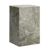 Table d'appoint en marbre d'ing&eacute;nierie vert