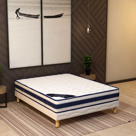 Ensemble sommier+matelas 22 cm 140x190