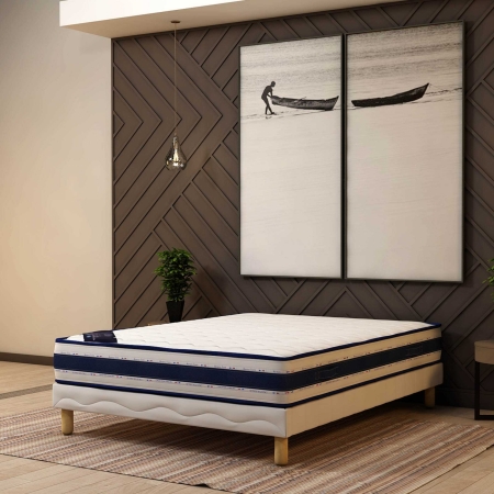 Ensemble sommier+matelas 22 cm 160x200