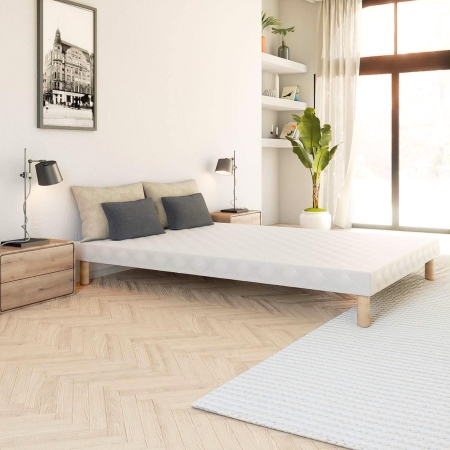 Sommier 160x200 + 4 pieds