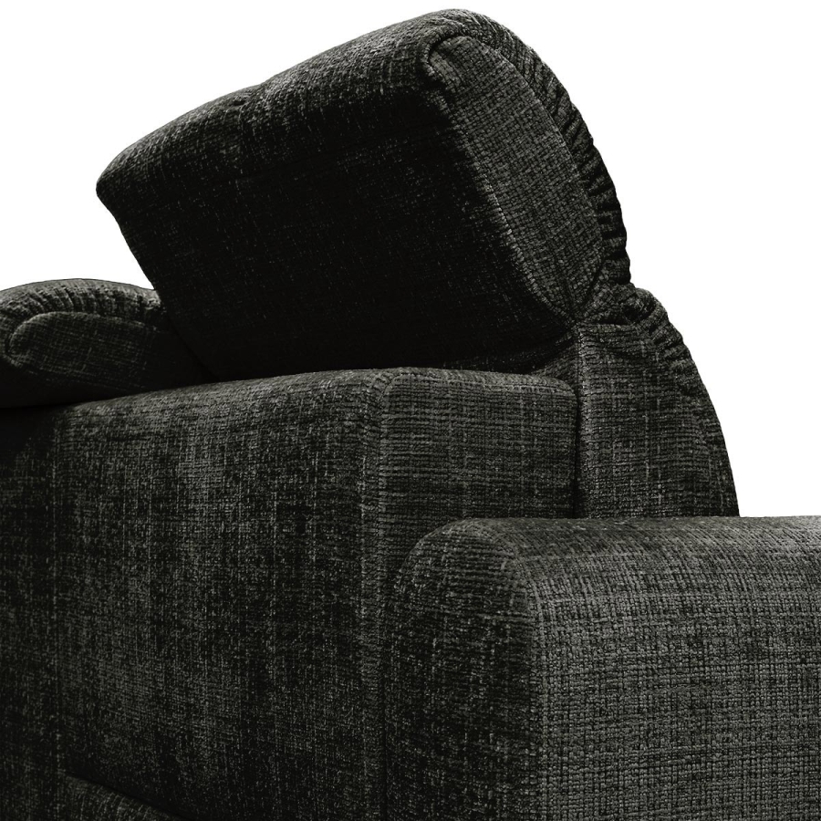 Canap&eacute; d'angle convertible avec coffre en tissu vert sapin - Angle gauche CREMONA 39